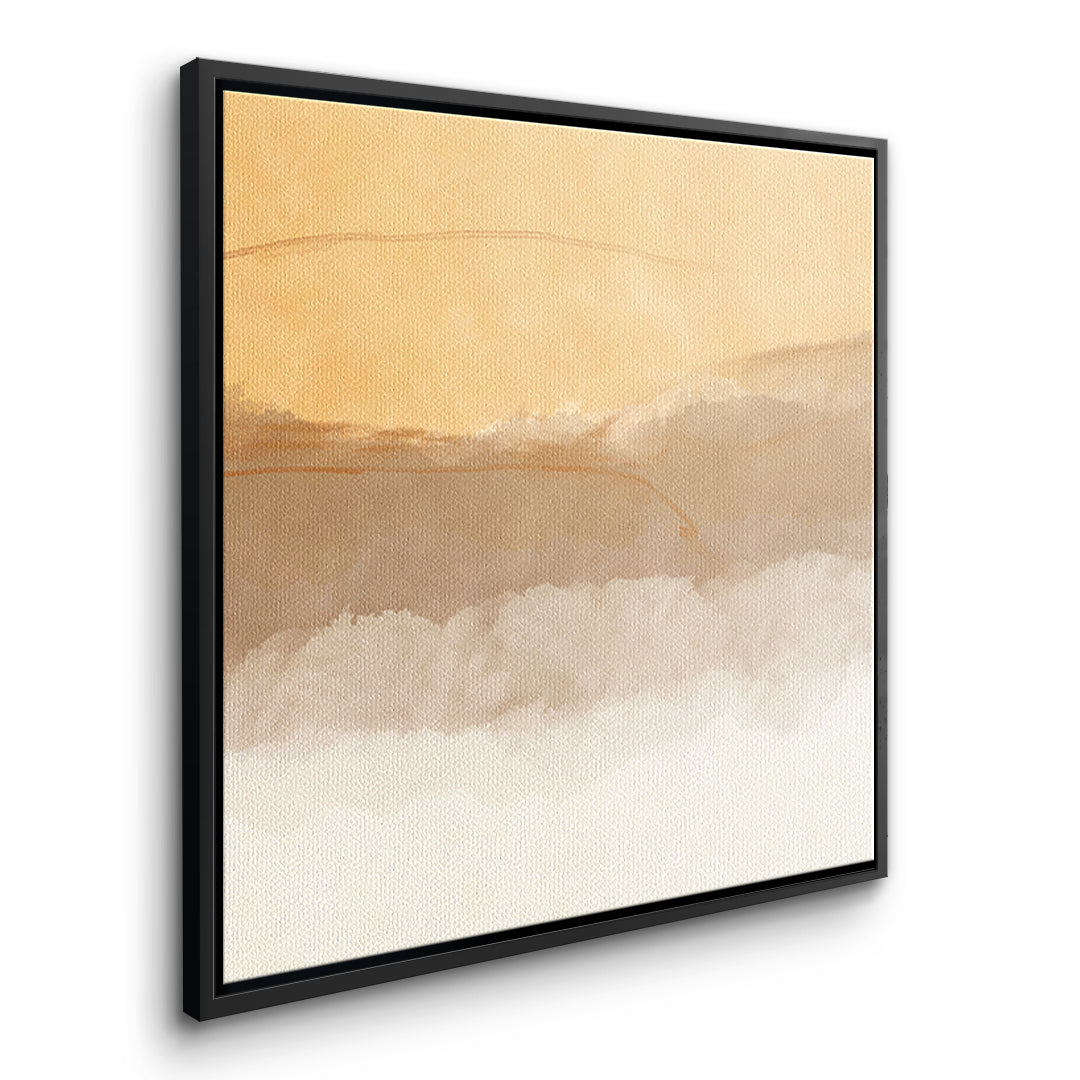 DOTCOMCANVAS In soft time Leinwandbild Seitenansicht schwarzer Rahmen