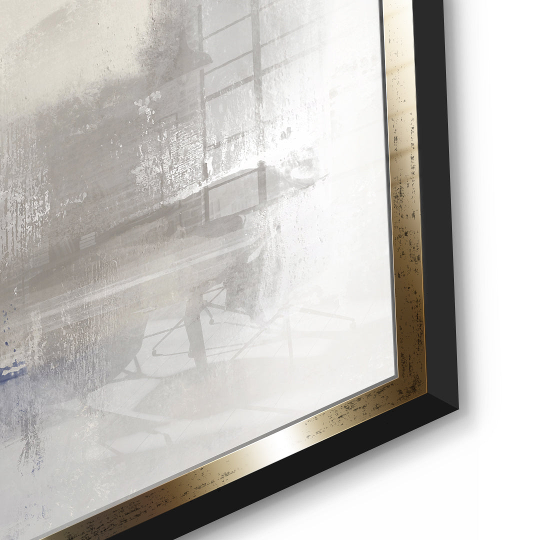 DOTCOMCANVAS Something Acrylglasbild Detailansicht goldener Rahmen