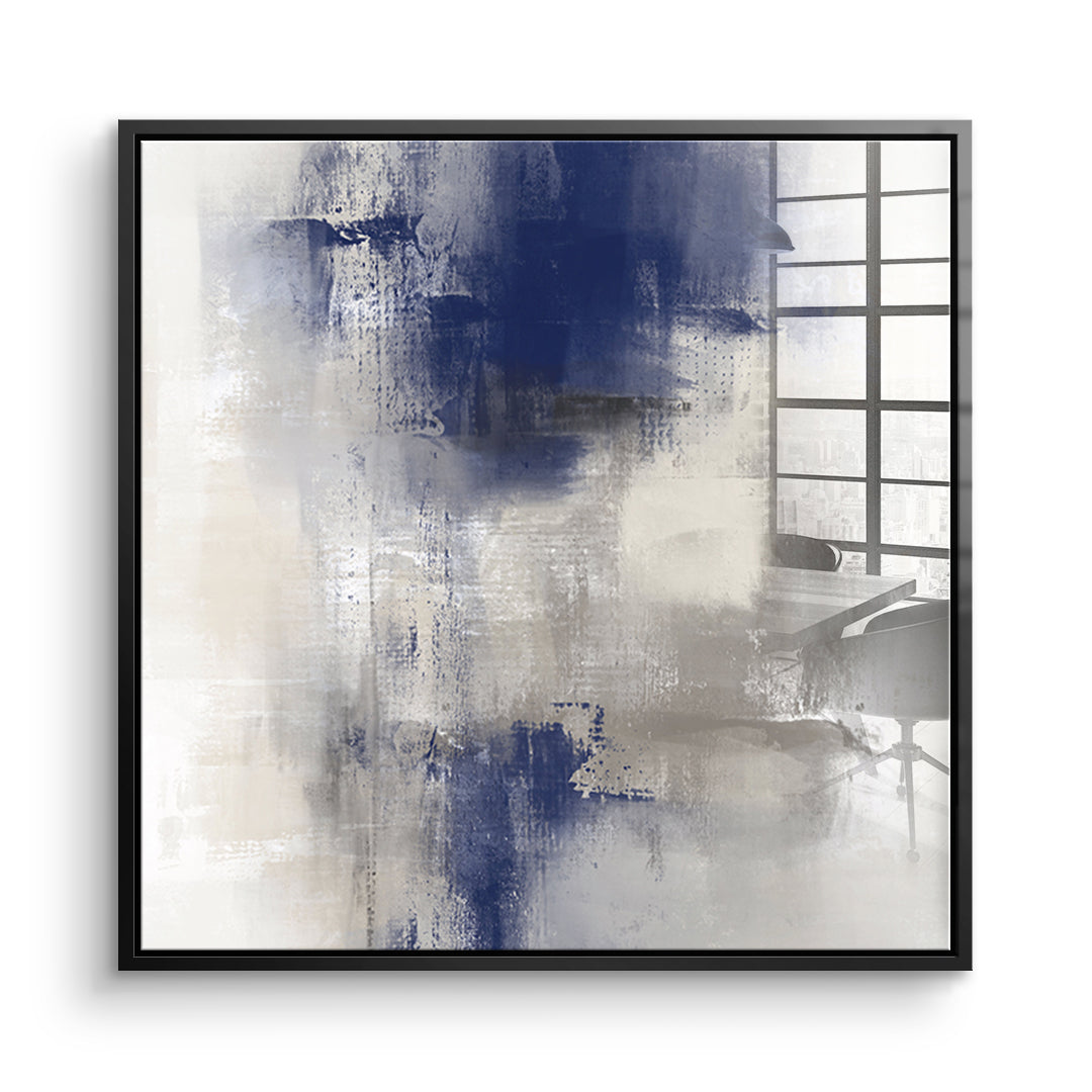 DOTCOMCANVAS Something Acrylglasbild Vorderansicht schwarzer Rahmen