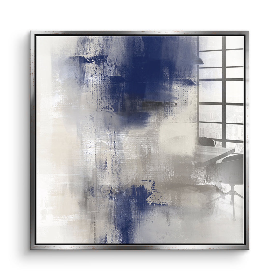 DOTCOMCANVAS Something Acrylglasbild Vorderansicht silberner Rahmen