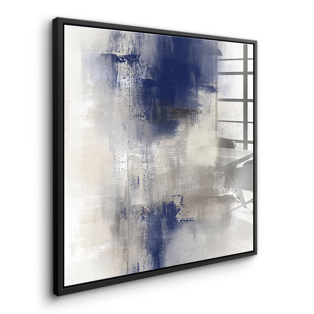 DOTCOMCANVAS Something Acrylglasbild Seitenansicht schwarzer Rahmen