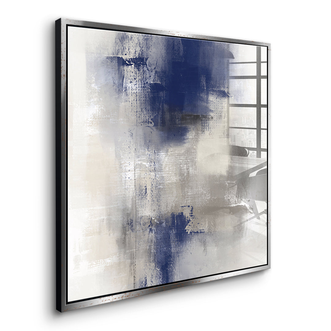 DOTCOMCANVAS Something Acrylglasbild Seitenansicht silberner Rahmen