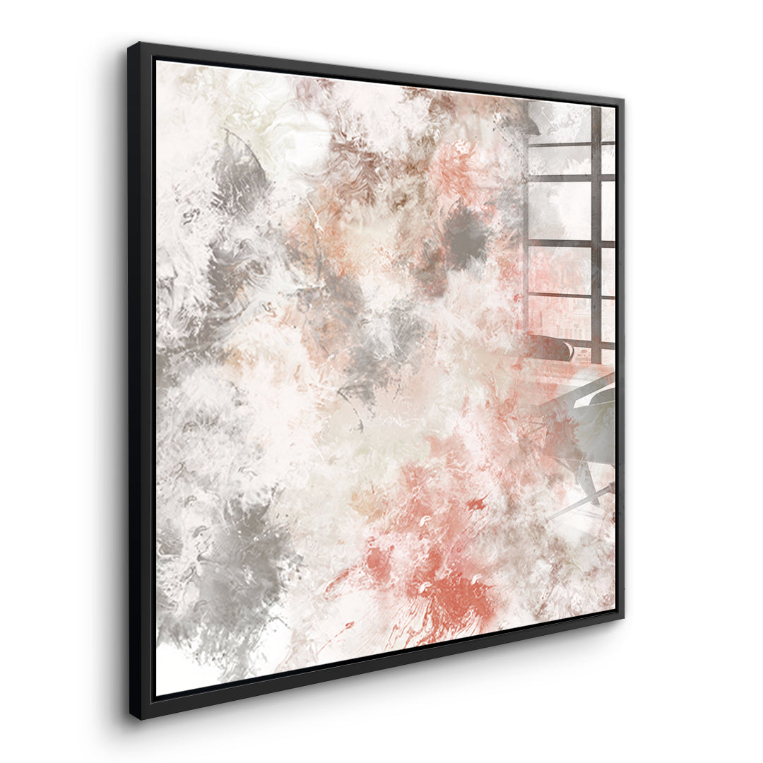 DOTCOMCANVAS Still, not empty Acrylglasbild Seitenansicht schwarzer Rahmen