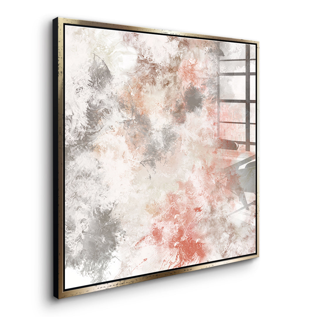 DOTCOMCANVAS Still, not empty Acrylglasbild Seitenansicht goldener Rahmen