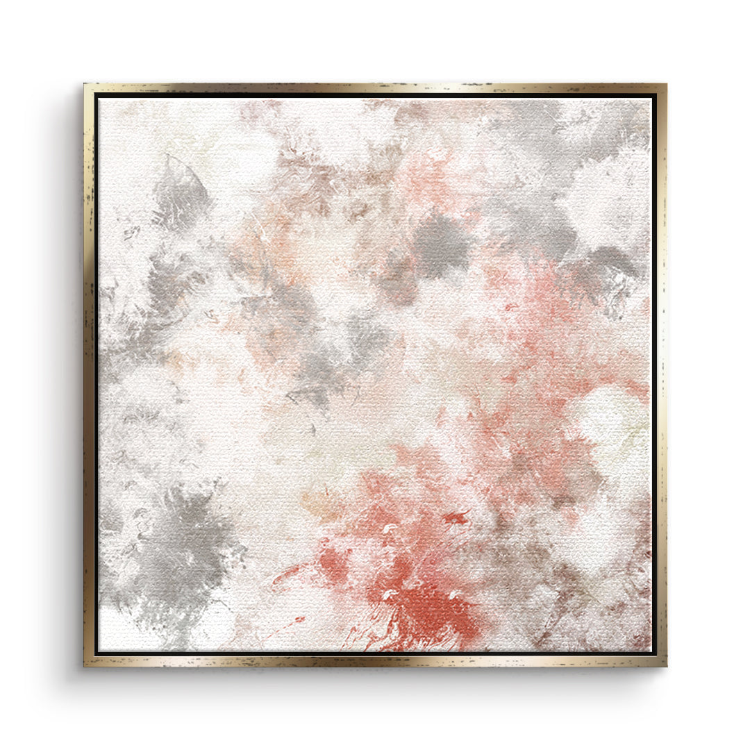 DOTCOMCANVAS Still, not empty Leinwandbild Vorderansicht goldener Rahmen