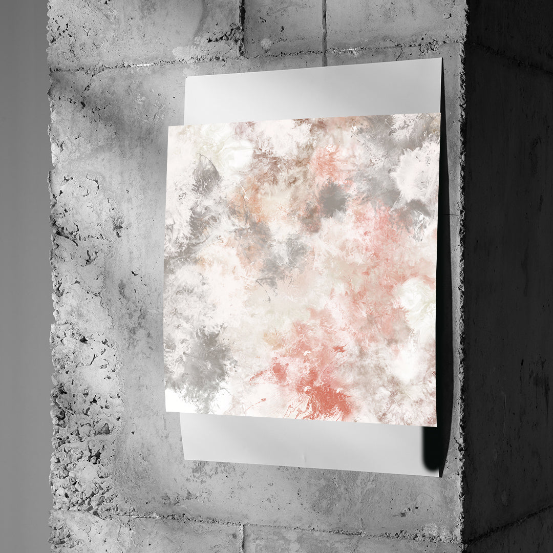 DOTCOMCANVAS Still, not empty Poster an Betonwand