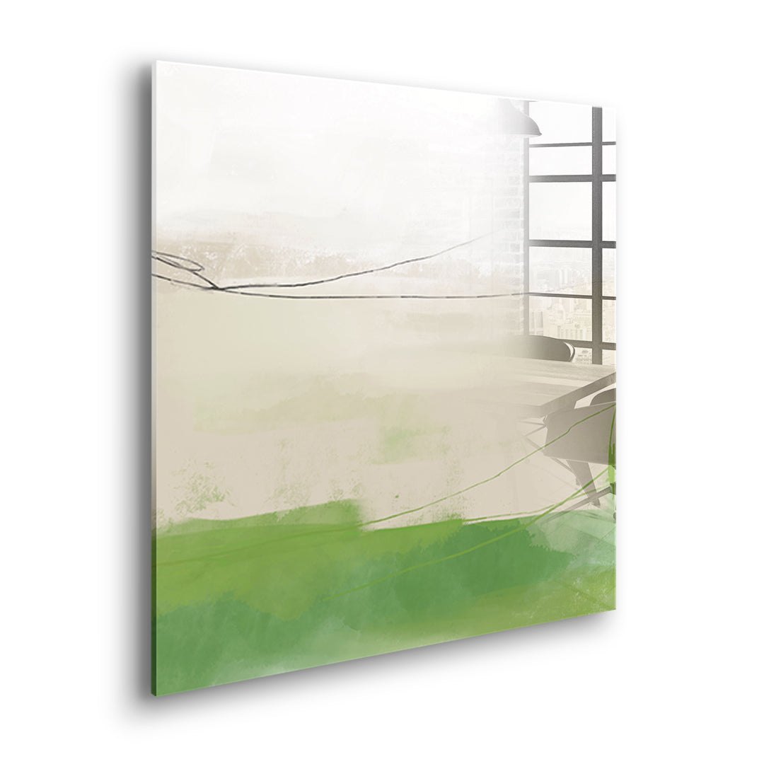 DOTCOMCANVAS What stayed Acrylglasbild Seitenansicht ohne Rahmen