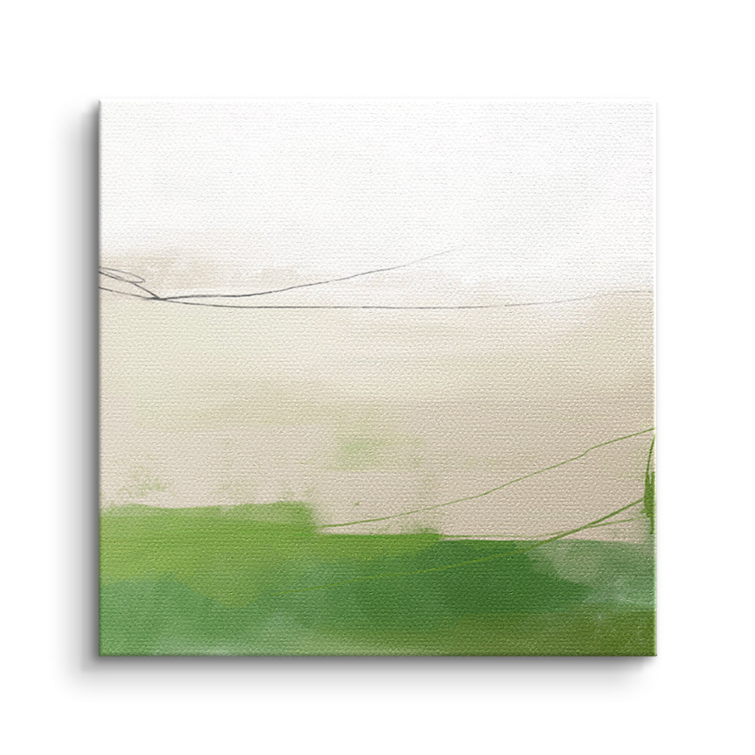 DOTCOMCANVAS What stayed Leinwandbild Vorderansicht ohne Rahmen