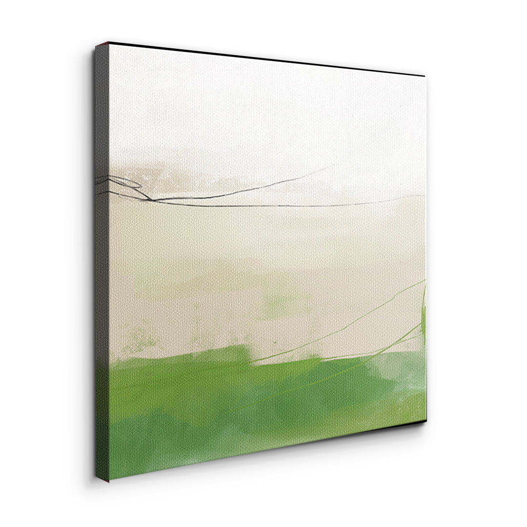 DOTCOMCANVAS What stayed Leinwandbild Seitenansicht ohne Rahmen