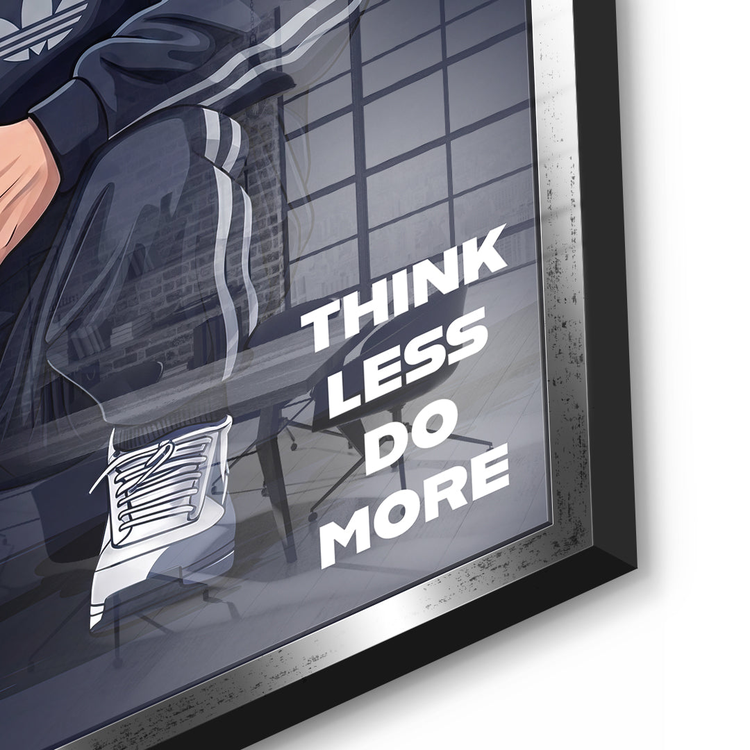 DOTCOMCANVAS Karl Marx Swag Acrylglasbild Detailansicht Silber