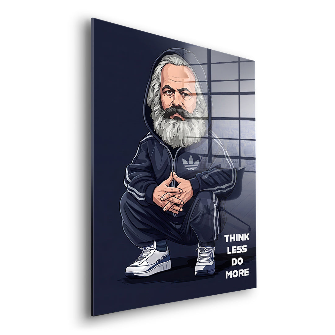 DOTCOMCANVAS Karl Marx Swag Acrylglasbild Seitenansicht Ohne Rahmen