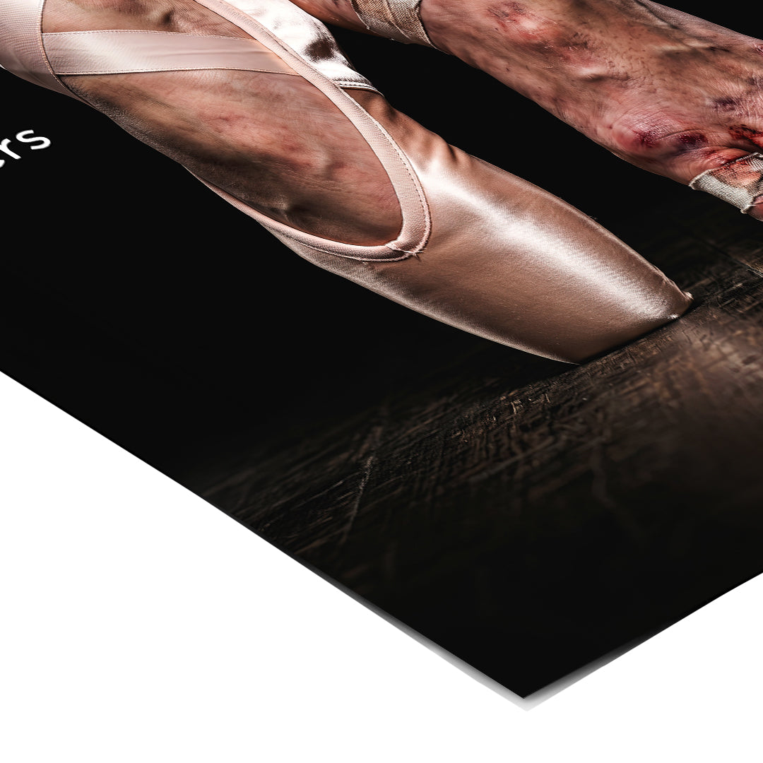 Eckdetail des Posters Talkers Vs Doers Ballet