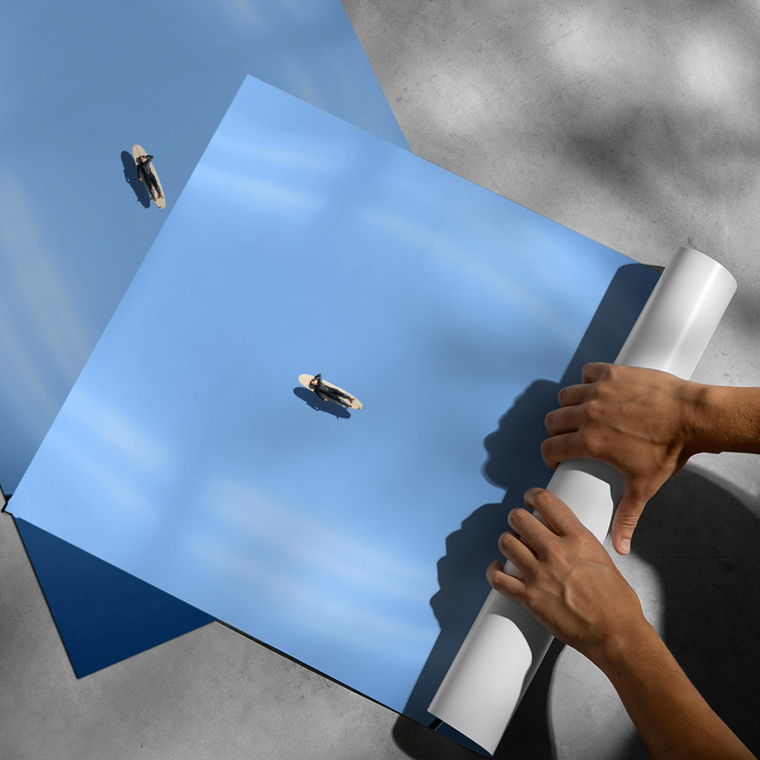 Surfing on the Hood Poster