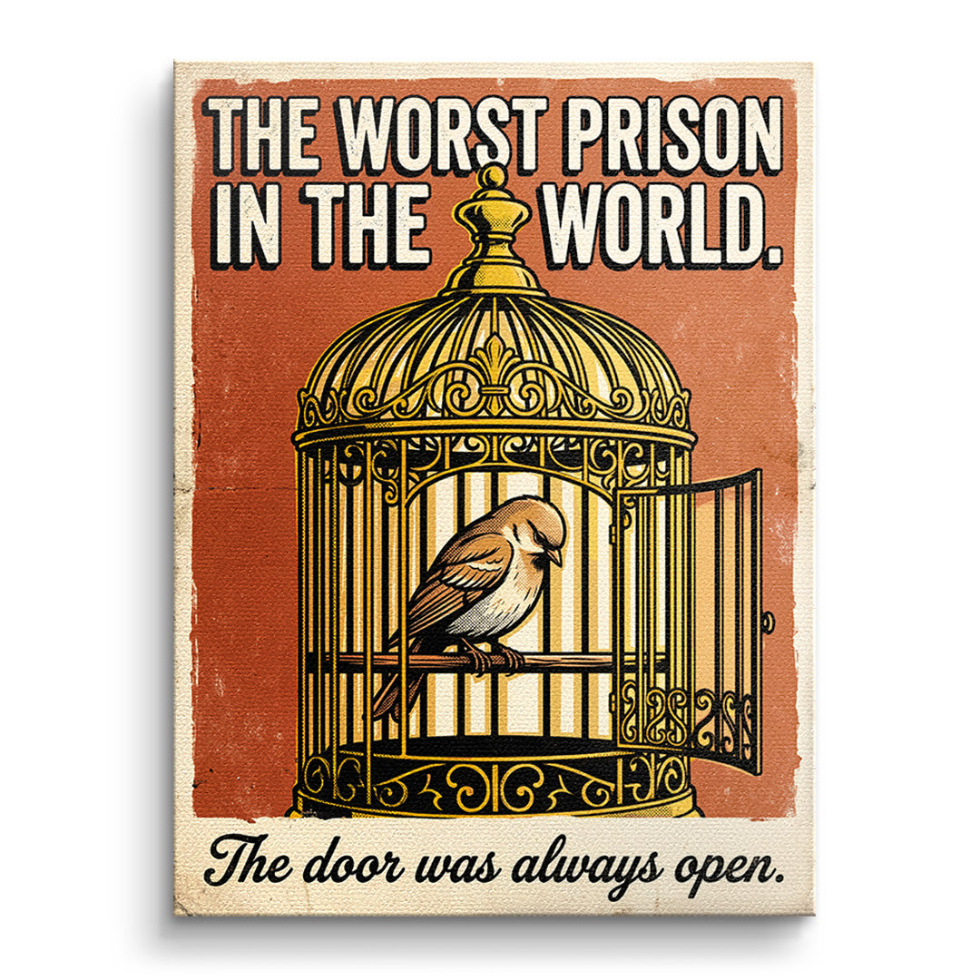 DOTCOMCANVAS Leinwandbild The Worst Prison In The World ohne Rahmen