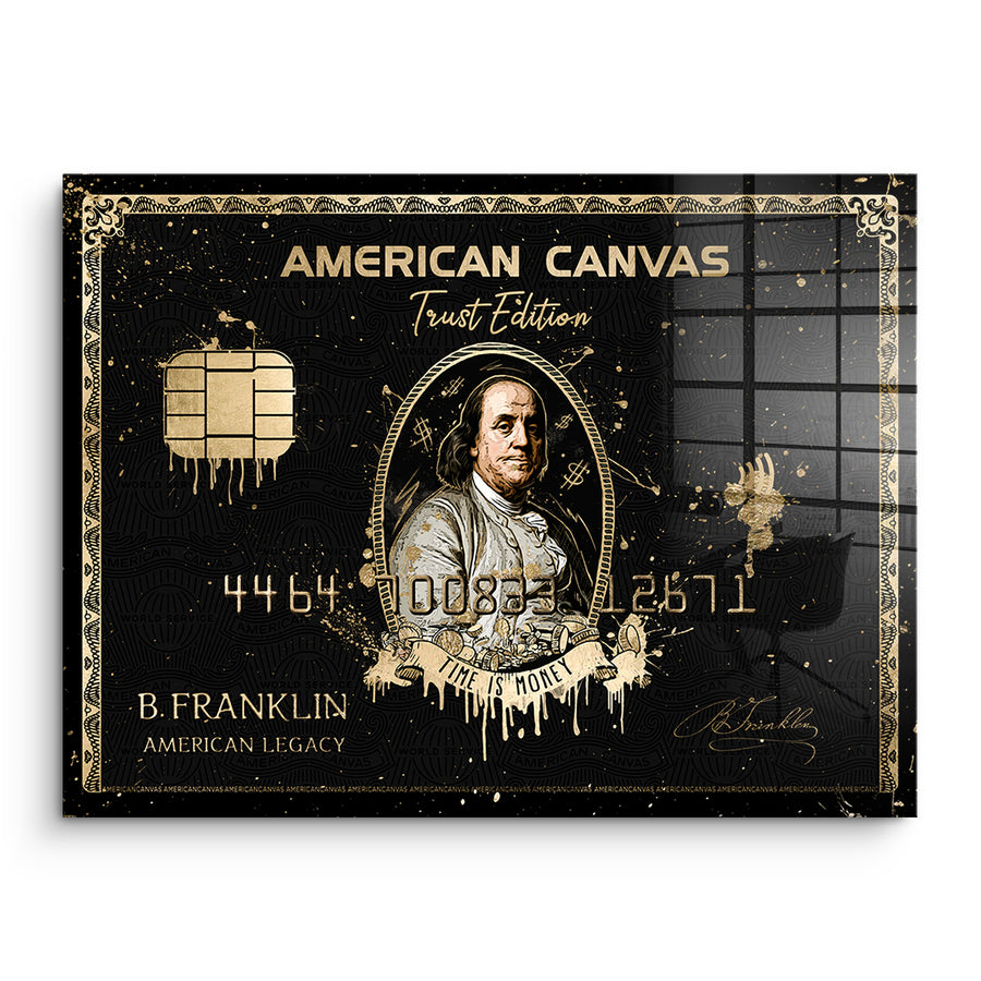 Royal American Canvas – Benjamin Franklin - Acrylglas – Vorderseite