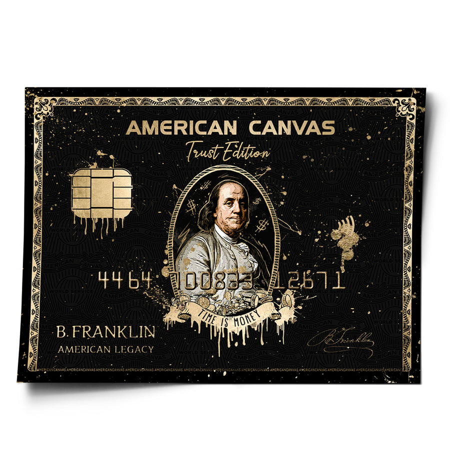 Royal American Canvas – Benjamin Franklin - Poster – Vorderseite