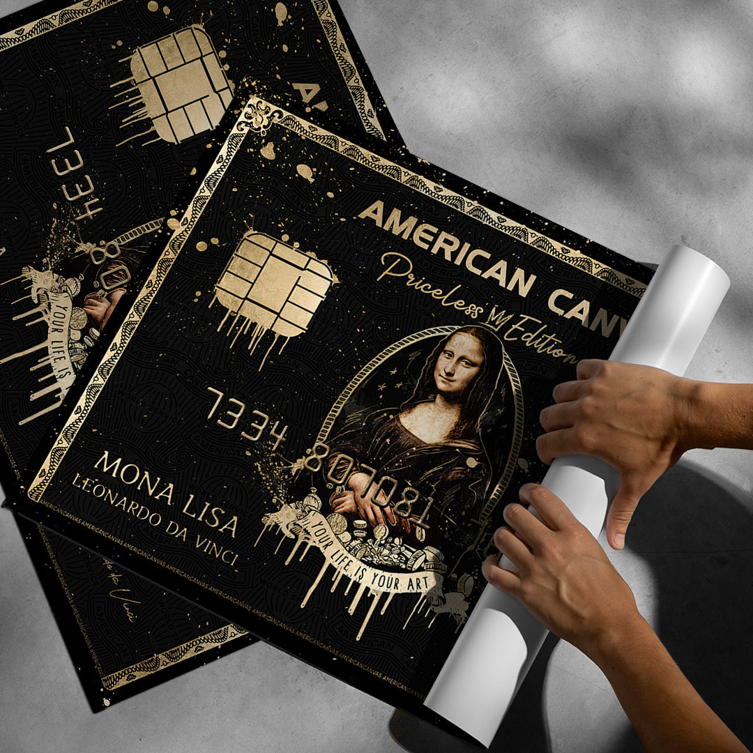 Aufgerolltes Poster Royal American Canvas Mona Lisa