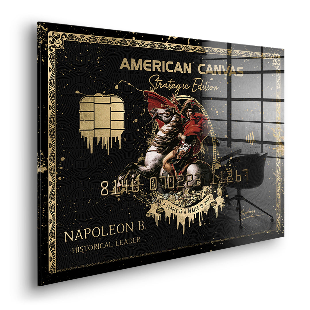 Seitenansicht des Acrylglasbilds Royal American Canvas Napoleon ohne Rahmen