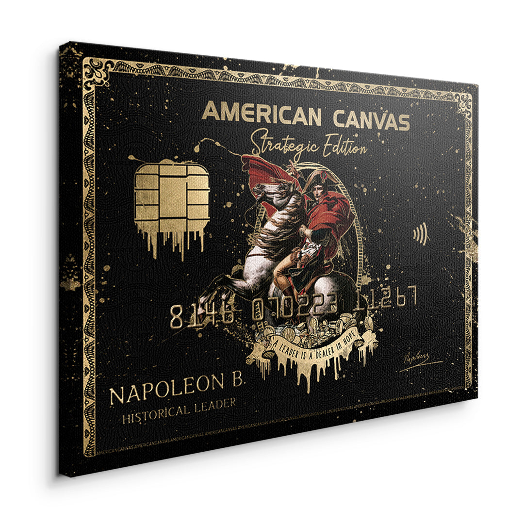 Seitenansicht des Leinwandbilds Royal American Canvas Napoleon ohne Rahmen