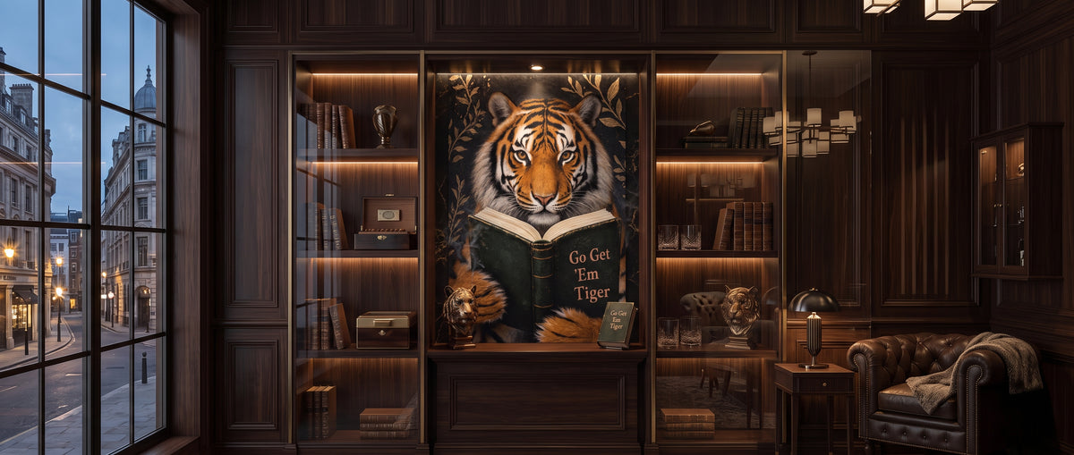 Poster Go Get 'Em Tiger Website Banner