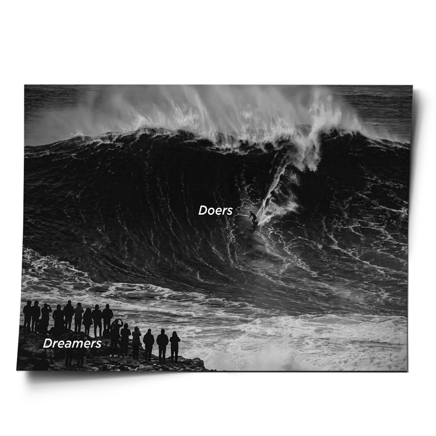 Doers VS Dreamers - Poster – Vorderseite