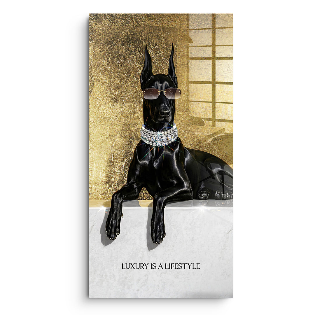 DOTCOMCANVAS Acrylglasbild Luxury Is A Lifestyle ohne Rahmen