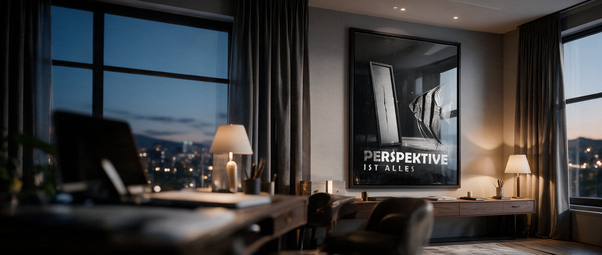 Acrylglasbild Perspective Is Everything (Deutsch) Website Banner