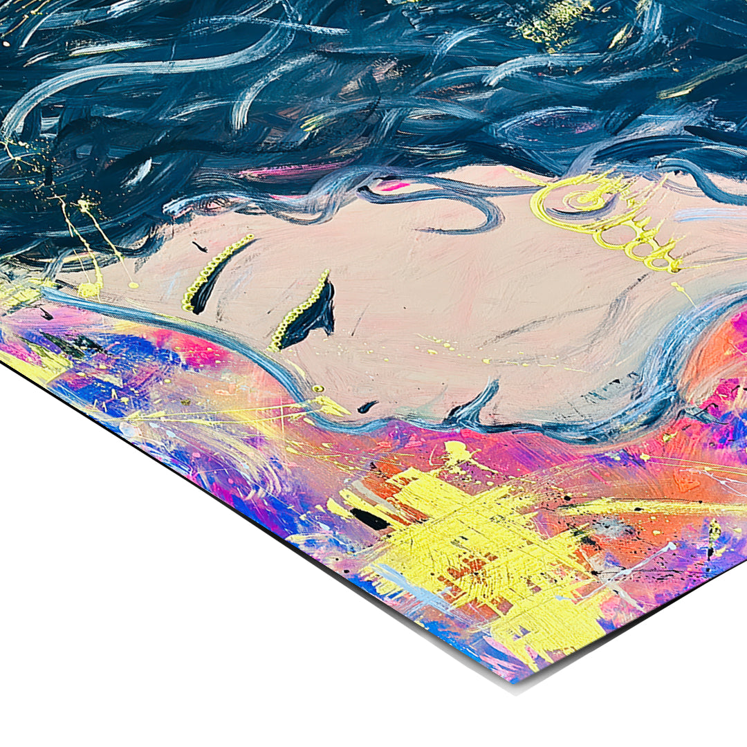 Eckdetail des Posters Midnight Waves