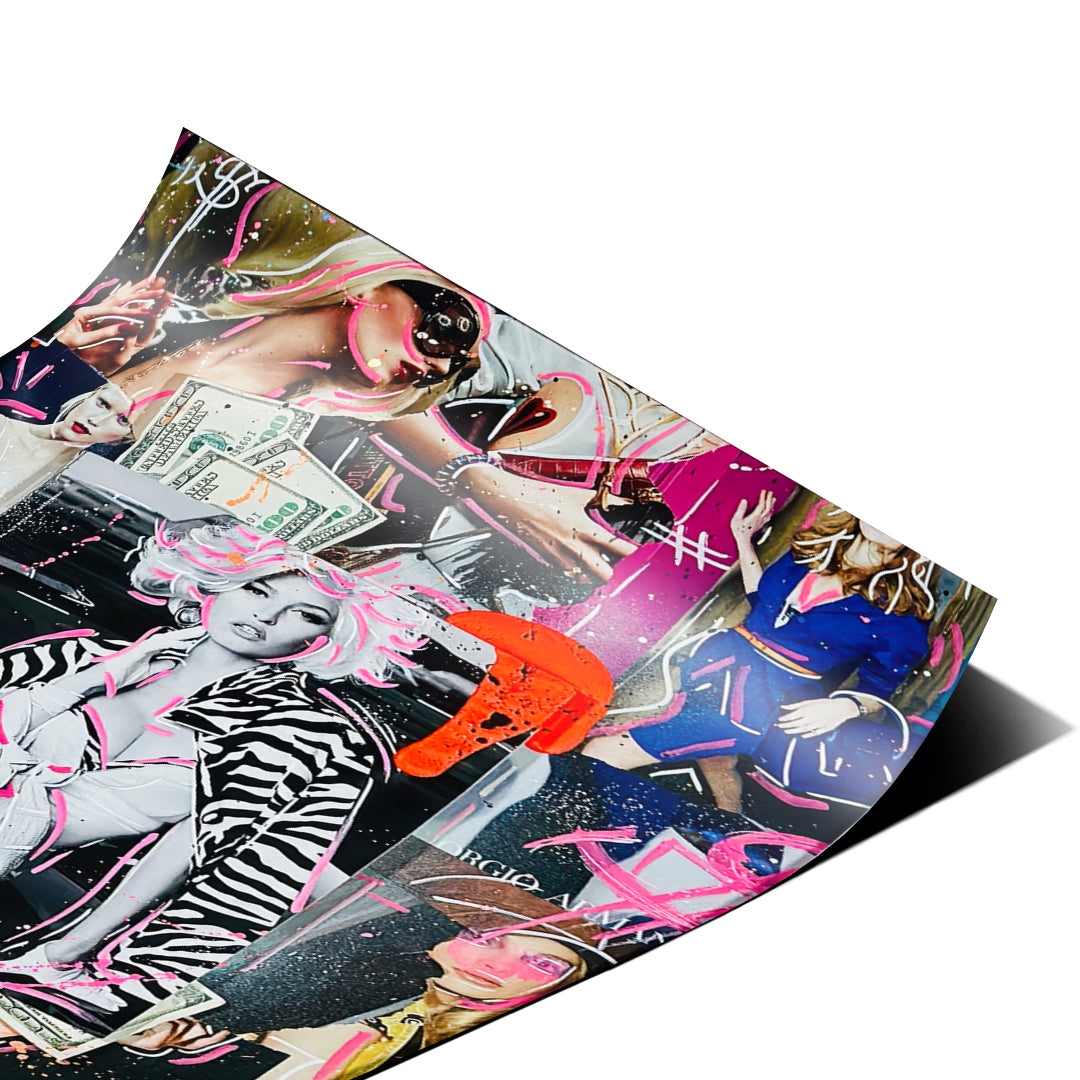 Eckdetail des Posters Runway Riches