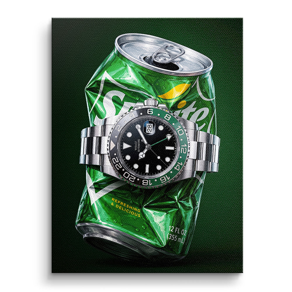 DOTCOMCANVAS Leinwandbild Crushed Luxury ohne Rahmen