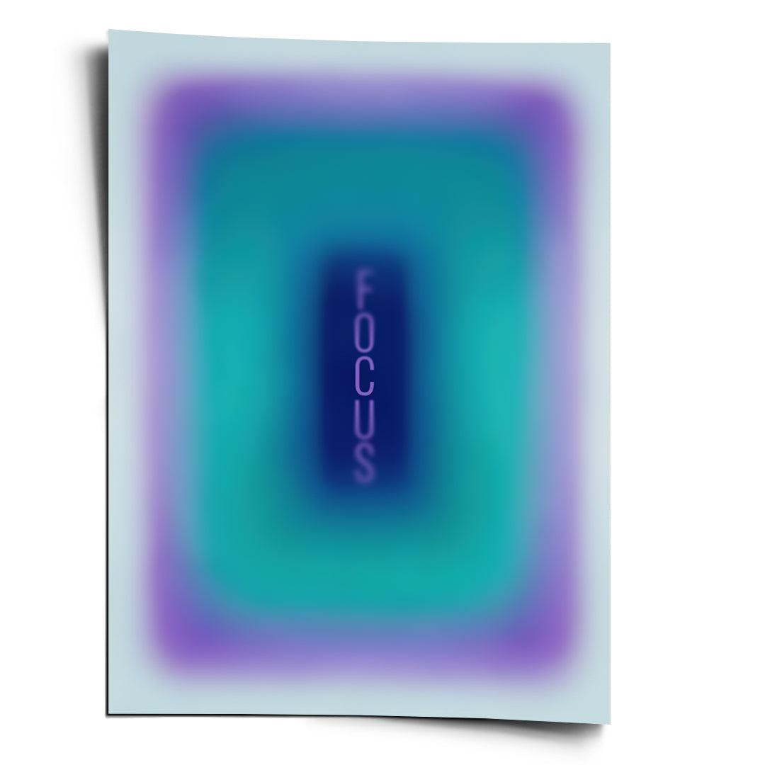 DOTCOMCANVAS Poster Focus Aura