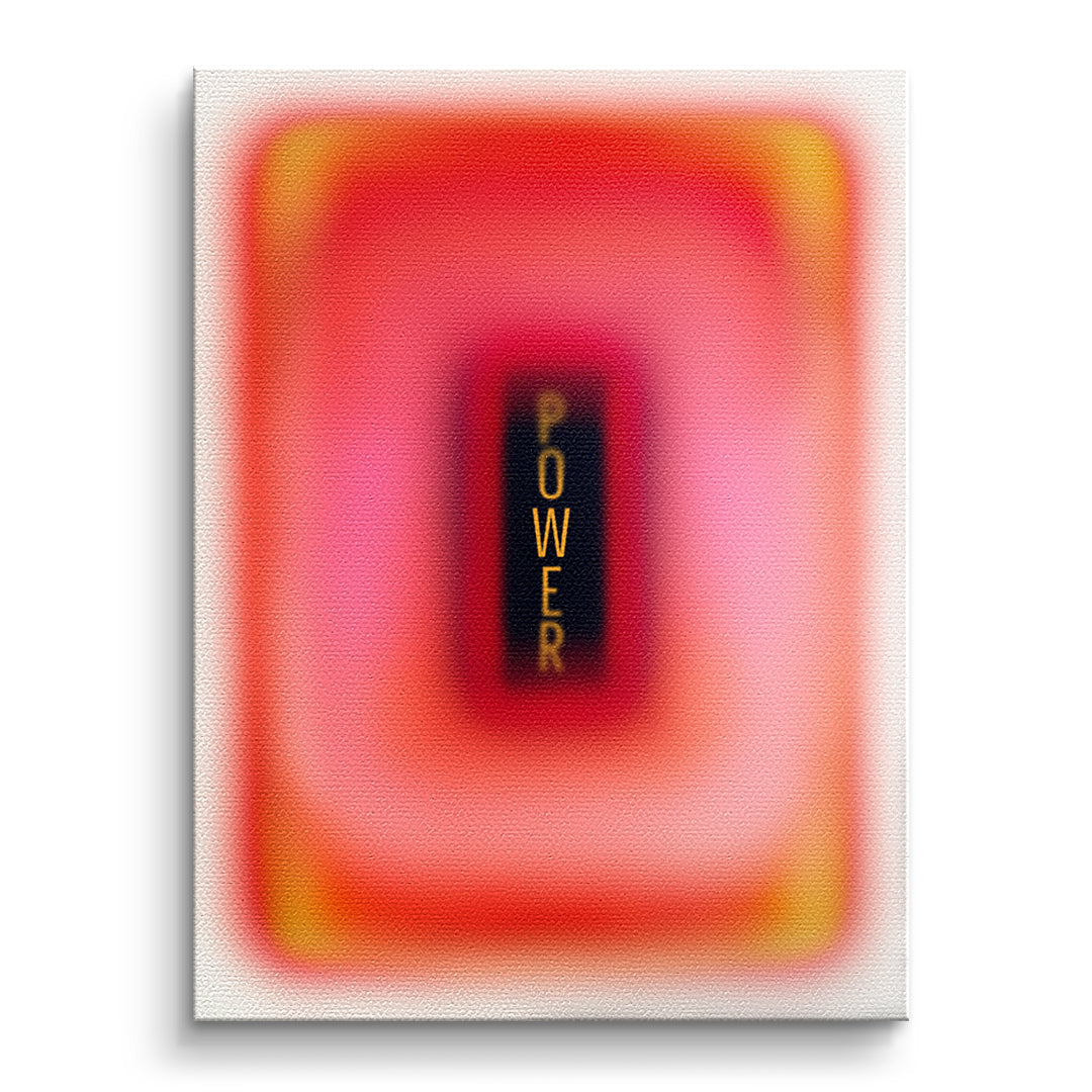 DOTCOMCANVAS Leinwandbild Power Aura ohne Rahmen