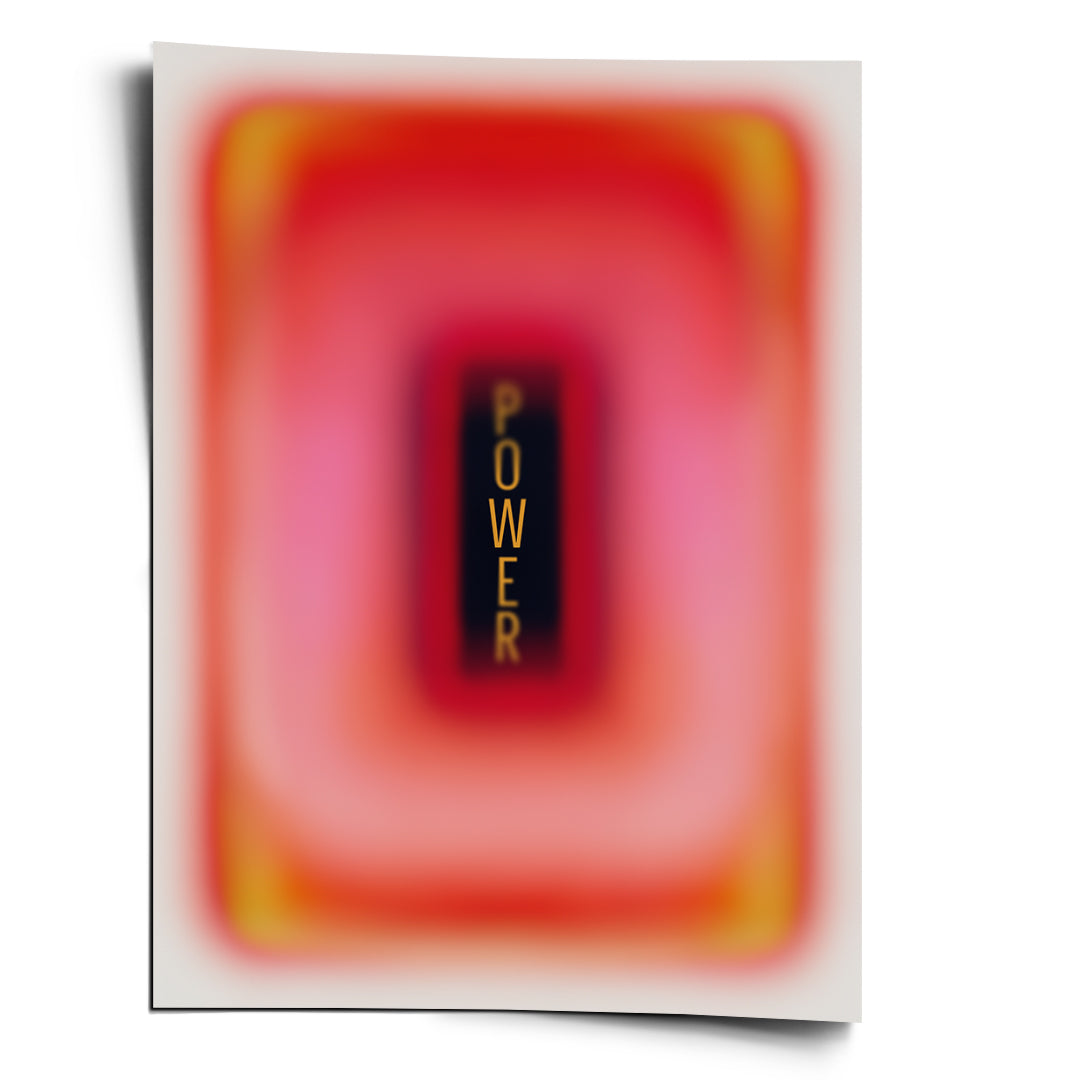 DOTCOMCANVAS Poster Power Aura
