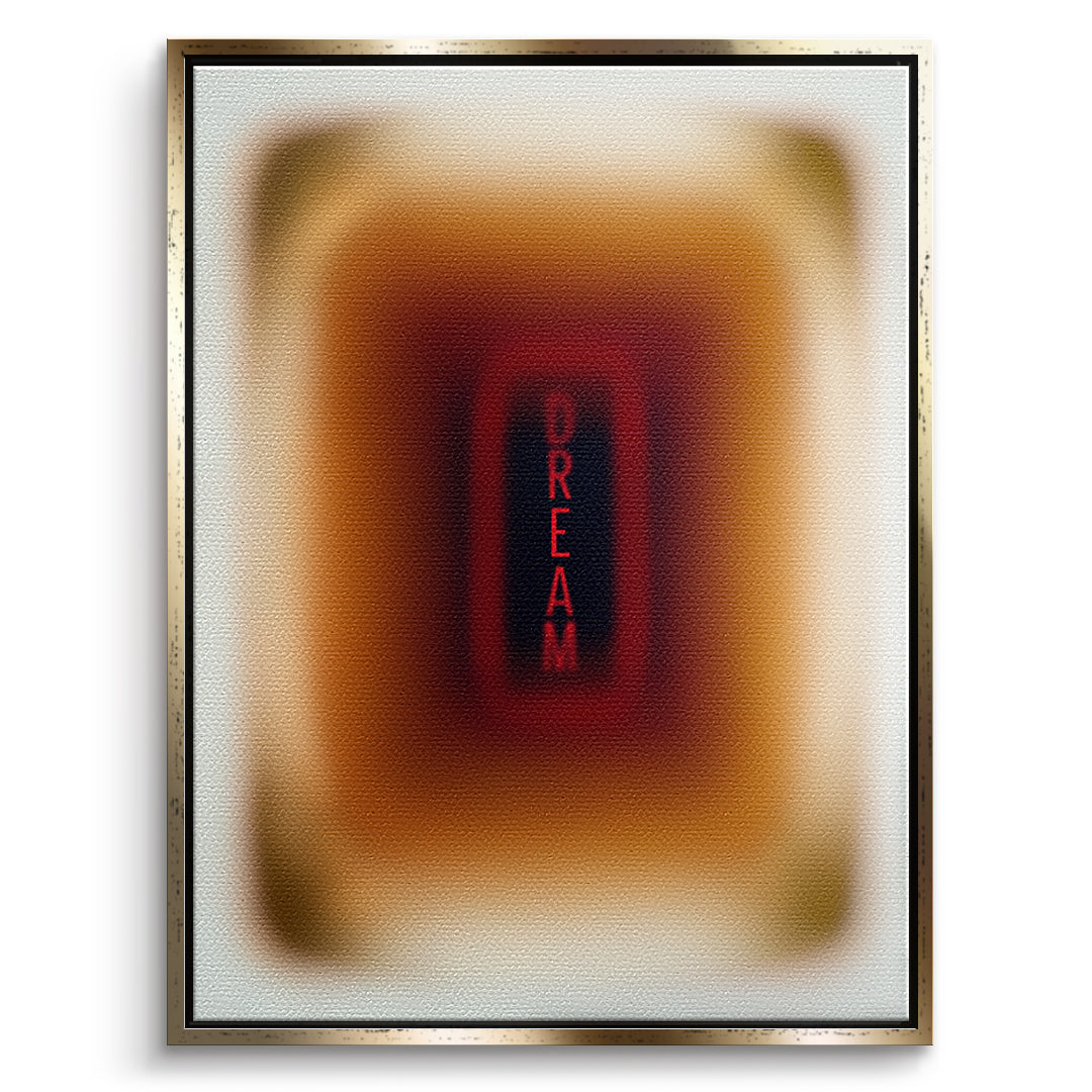 DOTCOMCANVAS Leinwandbild Dream Aura im goldenen Premium-Rahmen