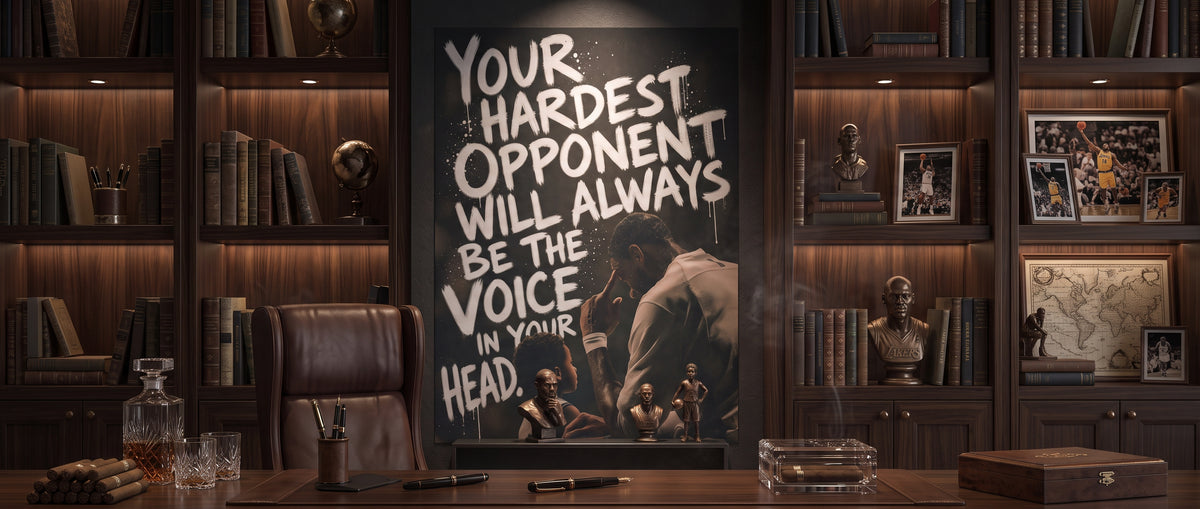Poster Your Hardest Opponent Website Banner