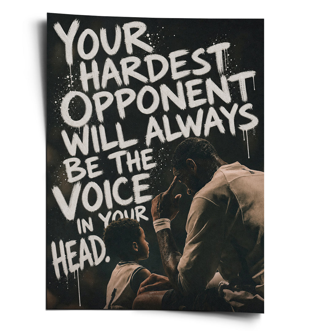 DOTCOMCANVAS Poster Your Hardest Opponent