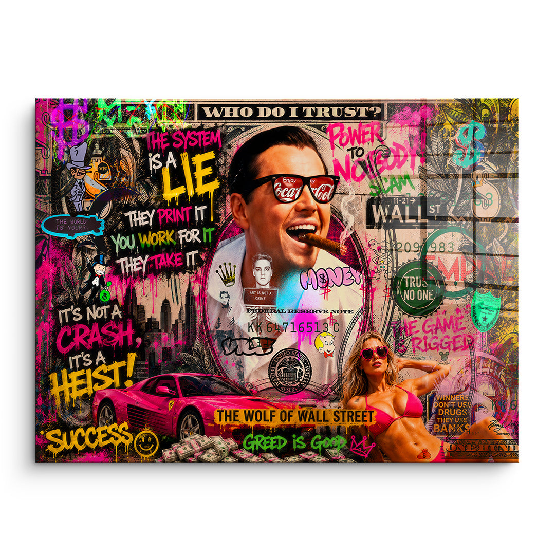 DOTCOMCANVAS Acrylglasbild Its A Heist ohne Rahmen