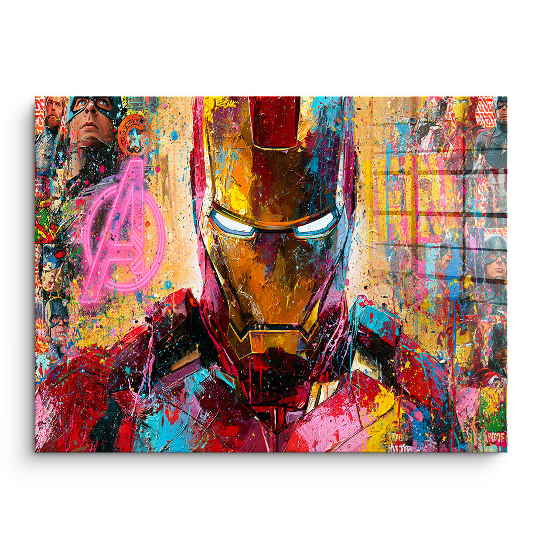 DOTCOMCANVAS Acrylglasbild Iron Legend ohne Rahmen
