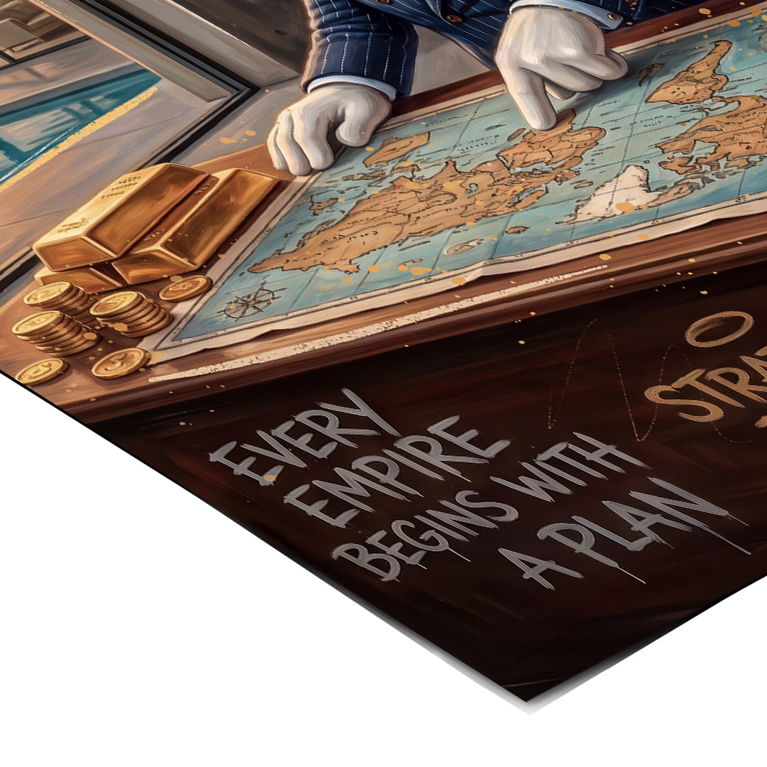 Eckdetail des Posters Vision First