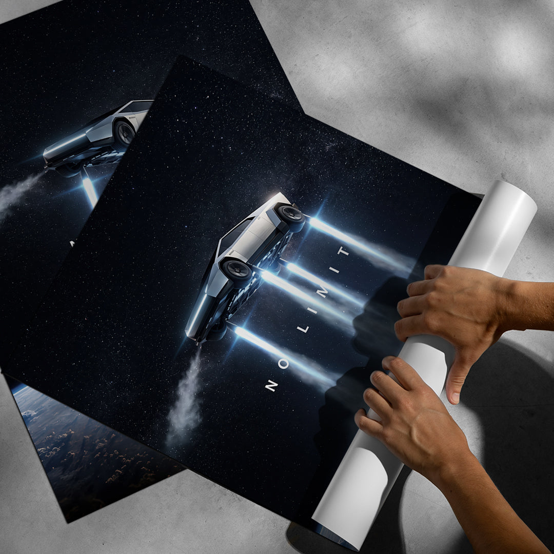Aufgerolltes Poster No Limit Orbit