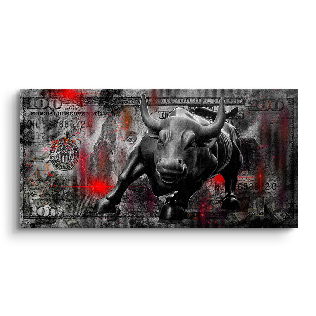 DOTCOMCANVAS Leinwandbild Bill And Bull ohne Rahmen