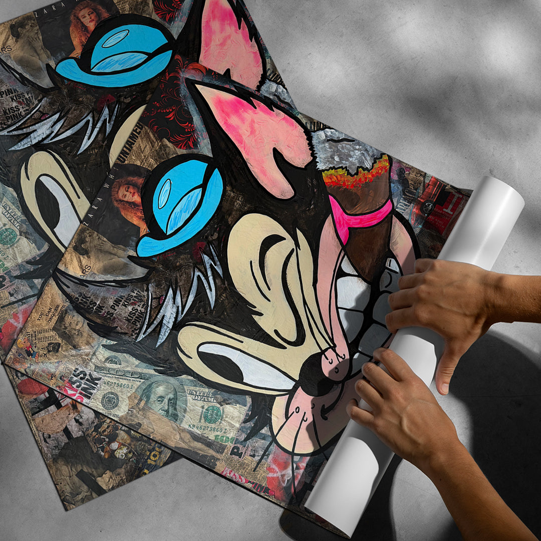 Aufgerolltes Poster Cat Ahoy