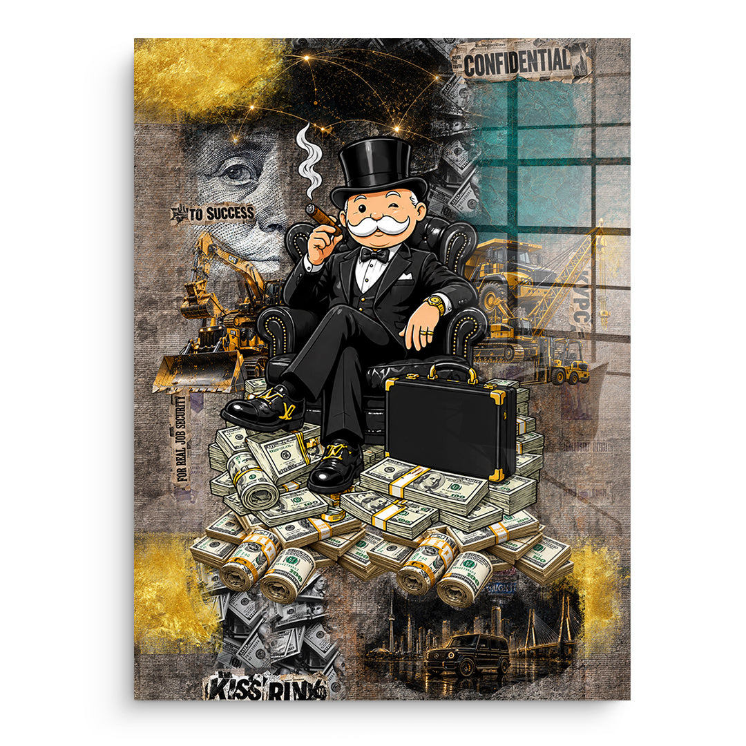 DOTCOMCANVAS Acrylglasbild Building Empires ohne Rahmen