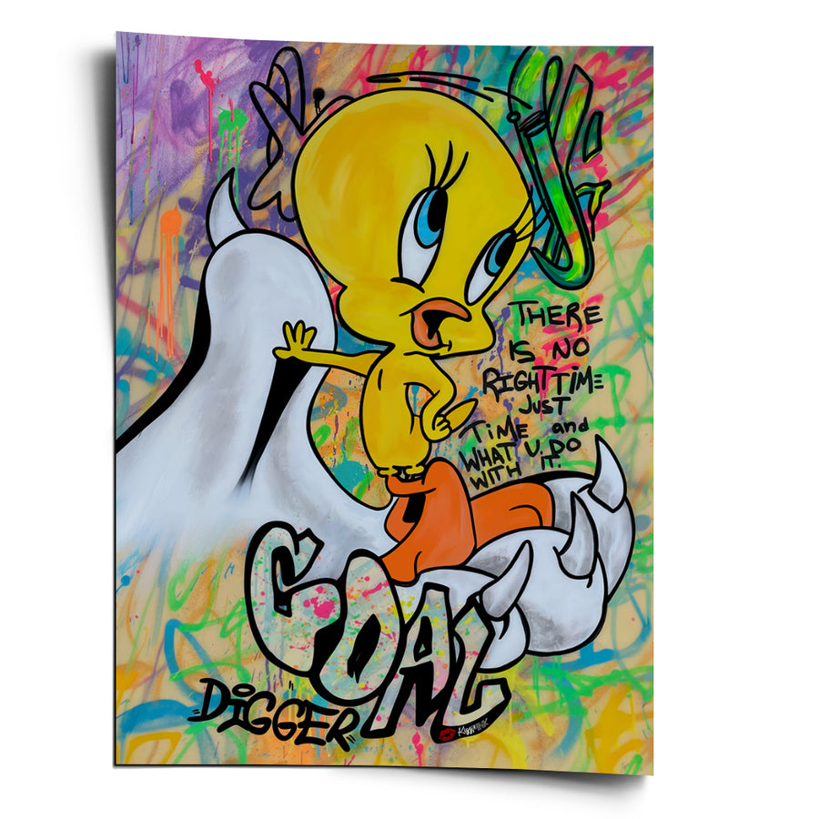 Goal Digger Bird - Poster – front