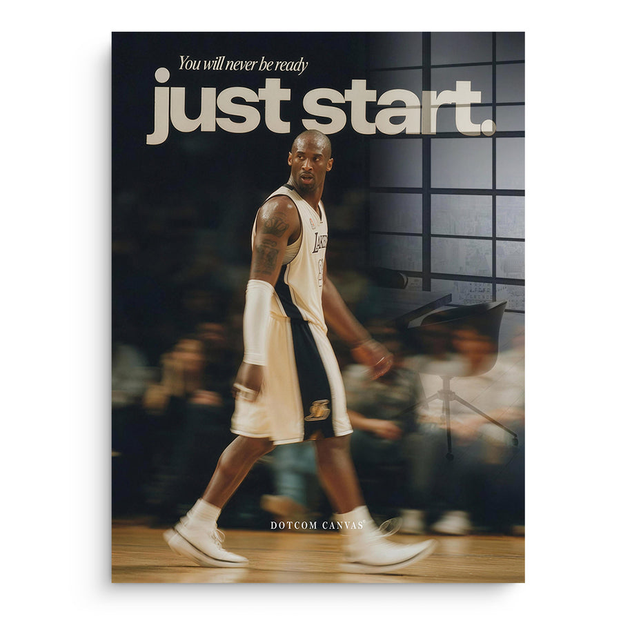 Just Start - Acrylglas – Vorderseite