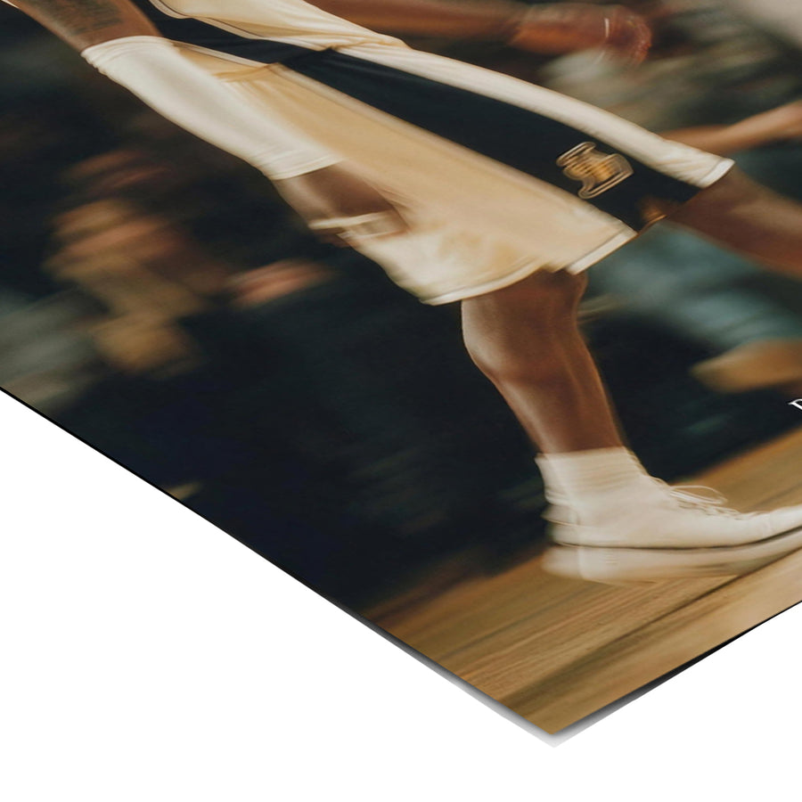 Eckdetail des Posters Just Start