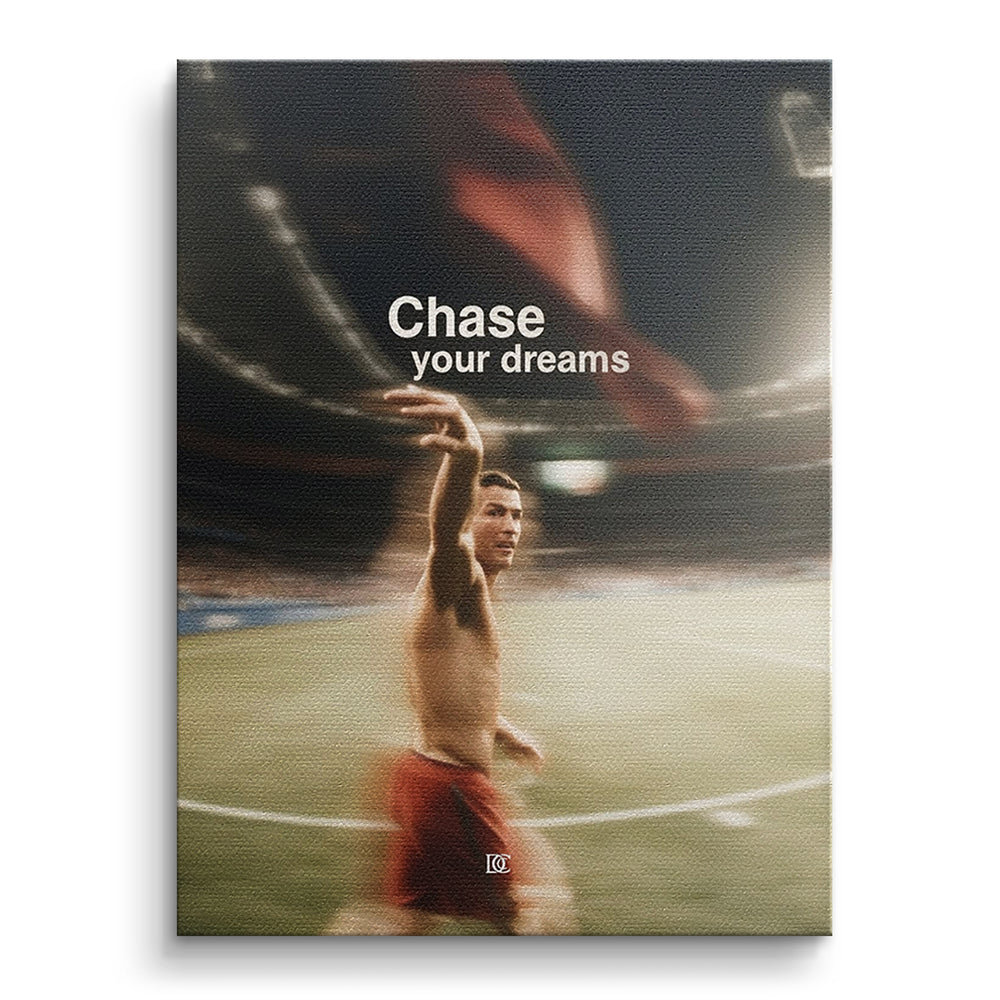 DOTCOMCANVAS Leinwandbild Chase Your Dreams ohne Rahmen