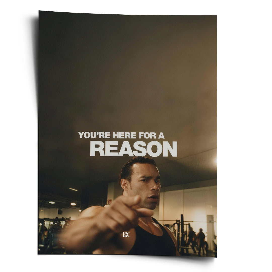 DOTCOMCANVAS Poster You're Here For A Reason