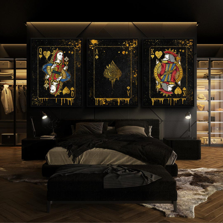 Gold Card - Leinwand 3x