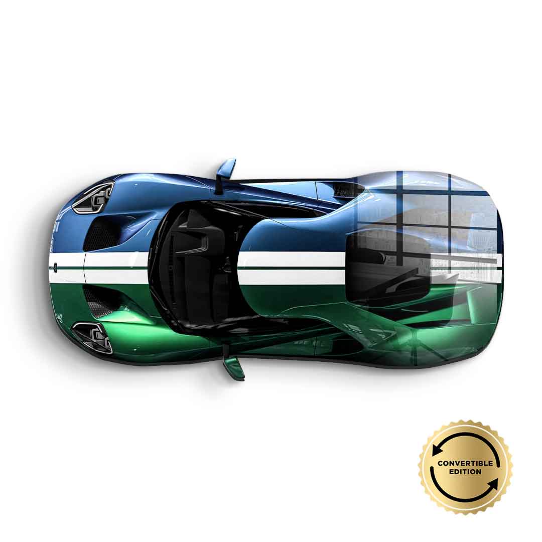Rzeźba ścienna Ford GT - szkło akrylowe